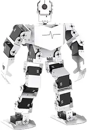 Hiwonder AI Intelligent Visual Humanoid Robot Powered by Raspberry Pi 5 4GB,DIY Robot Kits for Teens and Adults Supports App,Python Programming,PC Software and VNC Remote Desktop Control（Advanced Kit）