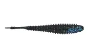 Hog Farmer Spunk Shad Black & Blue 3.5"