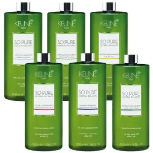 【KEUNE 肯葳】SO PURE植萃髮浴系列 A1/A2/A3/A4/A5/A6/A7(1000ml 多款任選)