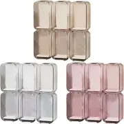 6PCS Figurine Display Box Clear PP Figure Stand Toy Figure Display Cases