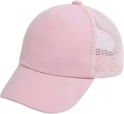 [NICEYEA] Plain Sun Hat for Children, UPF50 Lightweight and Breathable, Adjustable Size, for 3-8 Years Old, Head Circumference 51-54 cm, Outdoor Play School Activities (Purple/Pink/Light Grey/Khaki)