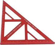 Triangle Ruler, Aluminum Alloy Carpenter Layout Tools Woodworking Triangle Ruler, Triangular Ruler Protractor Double Scale Miter Framing Measurement Ruler for Carpenter Woodworking Tools/232