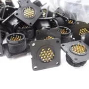 250x Conxall 18 Pin Circular Connectors Multi-Con-X, Panel Mount w/Nut & Washer