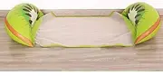 PVC and Nylon Mesh Material Water Hammock Pool Float Raft Lounge for Adults Parties Beach Inflatable Tubes Floaties Toys 140 * 60CM LWX