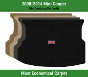 Lloyd Velourtex Deck Carpet Mat for 2008-2014 Mini Cooper w/British Flag Logo (for: Mini)