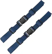 uxcell Backpack Chest Strap [2PCS] - Adjustable Sternum Straps Use for Backpack Replacement & Hiking & Jogging - [Navy Blue-11 x 6IN] Chest Belt with Quick Release Buckle