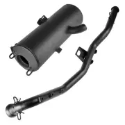 Caltric Exhaust Muffler and Pipe For Polaris Sportsman 450 2006 2007