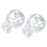Plastic Spring Cord Locks Stopper (0.23") Single Hole Spring Toggle Stopper