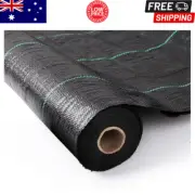 Instahut 1.83x50m Weed Mat Weedmat Control Plant Woven Fabric Garden Surface New