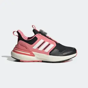 【adidas 愛迪達】運動鞋 跑步鞋 男鞋 女鞋 童鞋 RapidaSport BOA CNY K(IE4240)