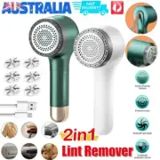 Electric Lint Remover Fabric Shaver Clothes Cleaner USB Rechargeable Defuzzer AU