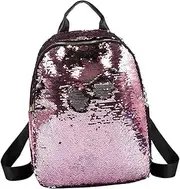 [SHERCHPRY] Gorgeous Beaded Book Bag for Girls Lightweight Foldable Backpack Schoolbag Storage for Students