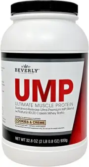 Beverly International UMP Protein Powder, Cookies & Cream. Unique Whey-Casein Ra