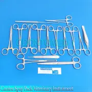 ODM Canine Spay Pack Veterinary Instrument Forceps Scissors Ds-1091