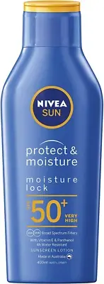 NIVEA SUN Protect and Moisturising 4 Hour Water Resistant Sunscreen Lotion (4...
