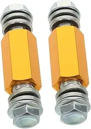 iplusmile 2pcs Motorcycle Brake Line Extension Kit Metal Brake Hose Extender with Connectors Replacement Brake Line Adapter for Motorbike