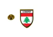 pins pin's flag national badge backpack hat shield world lebanon