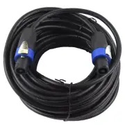 50 Feet Studio Speakon Male Cable to Speaker Speakon Audio Male Speakon DJ Cable