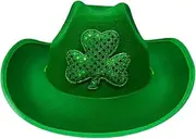 [WUISOLQP] St. Patricks Day Hat Irish Cowboy Hat Costume Accessory For Men St Patricks Day Costume Accessories Decoration Felt