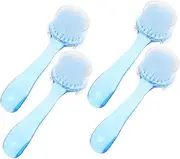 Anneome Nail Dust Nail Art Cleaning Brush Set 4pcs Nail Brush for Cleaning Hands Toes and Nails Hand Grip for Gentle and Cleaning
