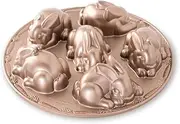 Nordic Ware USA Baby Bunny Cast Aluminium Cake Pan, Toffee, 31 x 31 x 6 cm