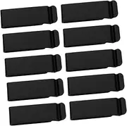 SEWOART 10pcs Metal Belt Clip Camping Strap Holder for Phone Bag Key Ring Outdoor Accessory Key Hook Belt Accessory