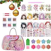 Make Up Toys | Versatile Princess Dress Up Games Dress Up Toys | Novel Princess Games Makeup Book Sticker Making Kit for Children Girls, Creative Dress-Up & Sticker Play for Young Learners