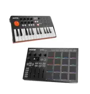 EMP16 Bluetooth MIDI Beat Pad + EMK-25 USB MIDI Keyboard Contoller Bundle