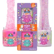Elmer's Gue 'ANIMAL PARTY' Pre-Made Slime VARIETY PACK - OH DEER! & PARTY LLAMA