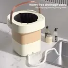 Portable Washing Machine Folding with Spin Dryer Energy-saving Mini Washer