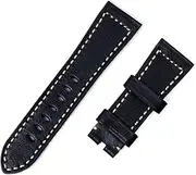 [SKXMOD] 26mm Handmade Watch Band Italian Brown Black Rough Vintage Genuine Leather Watchband Replace For Panerai Strap
