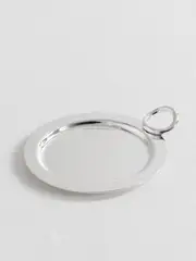 [Christofle] Christofle - Vertigo Silver-plated Coaster - One size One size Silver