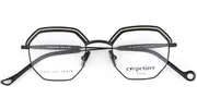 Eyepetizer Air C.6 Men's Glasses Black Size 46 - Private Health Rebate - Blue Light Block Available