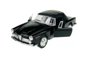 WELLY 1960 ALFA ROMEO SPIDER 2600 BLACK OLD TIMER 1:34 DIE CAST METAL MODEL NEW
