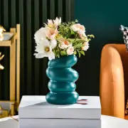 Decorative Flower Vase Pampas Vase Nordic Spiral Flower Pot Modern Desk Aesth CR