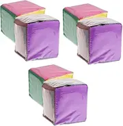 ifundom 3sets Educational Cube Toy with 6 Pockets Teaching Dice Games Kids Educational Tool Flash Card Letter Number Toy 2pcs*3
