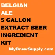 Belgian Ale Homebrew 5 Gal Beer Extract Ingredient Kit - My Brew Supply