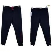 Calvin Klein Jeans Girls Fleece Jogger Sweatpants Large 12/14 Black NWT Sequins