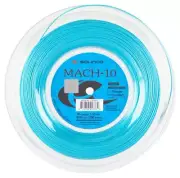Solinco MACH-10 Tennis Racket String 16 1.30mm 656ft 200m Reel Blue