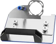Uonlytech Grinding Slotting Angle Grinder Chamfer Holder Shaft Stone Cutting Machine Angle Bracket Tile Chamfer Frame Converter Step Drill Bit Tool Kit Nickel Chromium Steel Silver