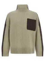 [J.W. Anderson] J. W. Anderson-Two Tone Patch Pocket Maglioni Multicolor-Uomo L