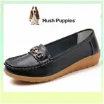 HUSH PUPPIES 噓小狗女鞋平底鞋女鞋樂福鞋一腳蹬鞋女大碼歐盟 40 41