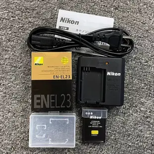 【精選】原廠 Nikon 尼康 EN-EL23 相機電池  P600 P610 S810C B700 MH-67P充電器