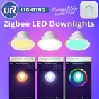 ZigBee 3.0 LED Downlight RGB + CCT Tri SmartThings Echo Plus HUE Conbee 2 10W