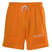 Bauer Adult Men's Core Hockey Mesh Jock Shorts - Cup, Hook / Loop Tabs for Socks