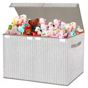 Large Collapsible Toy Box Chest Storage for Nursery Playroom with Lid & Handles