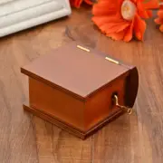 Wood Book Hand Crank Music Box 40 Tunes Option Birthday Party Present Gift Toy