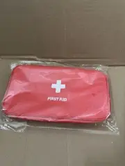 First Aid Kit Container Red Vehicle Bug Out Bag Prepping Homestead Scouting