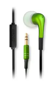 iFrogz Audio Luxe Audiophile Earphones with Microphone for iPhone Android -Blue