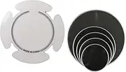Qianly 5Pcs Bass Drum Head Professional Drum Set Head Skin Silent Mute for Kids Practice, Style D